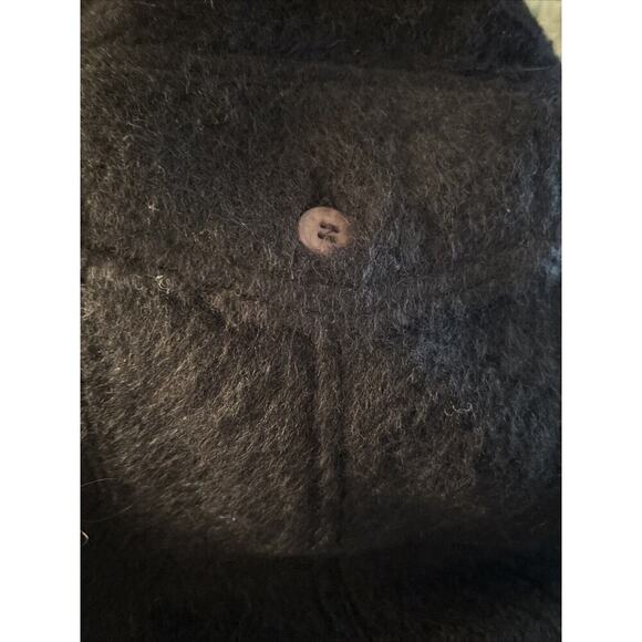 Peruvian connection Black alpaca cotton collared blazer sweater Shacket medium - Picture 7 of 10